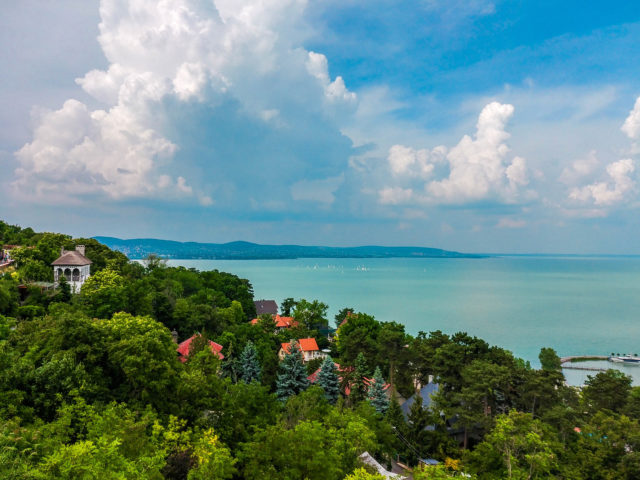 Der Balaton – Das ungarische Meer Blick von Tihany auf den Balaton